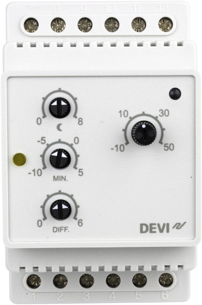 Devireg-316 thermostat mounted on a - 140F1075